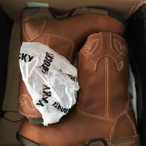 Rocky Womens Aztec Brown Waterproof Work Boot